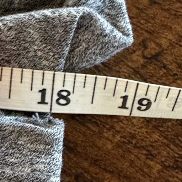 Current/Elliot | The Perfect Muscle Tee Slit Coverup Beach Dress, Heather Grey - Picture 8 of 9